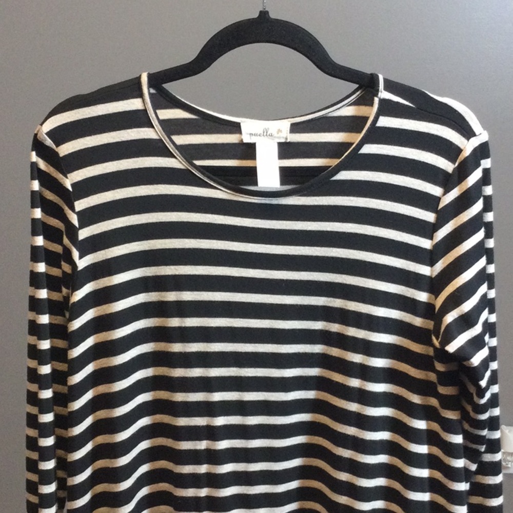 S Puella by Anthropologie black and cream striped dress - Picture 5 of 15